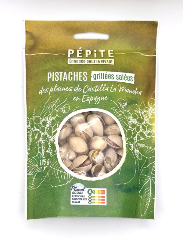 Pistaches grillées salées