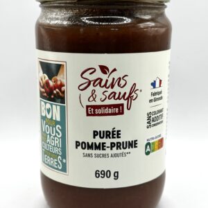 Purée pomme prune