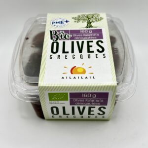 Olives grecques de Kalamata dénoyautées